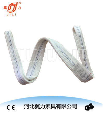 白色扁平吊装带