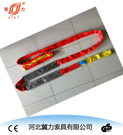 彩色吊装带加防磨护套