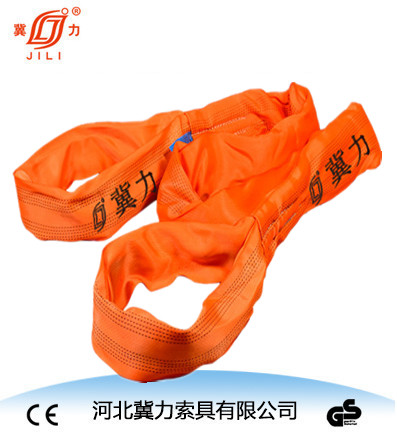 工业大吨位两头扣柔性吊装带